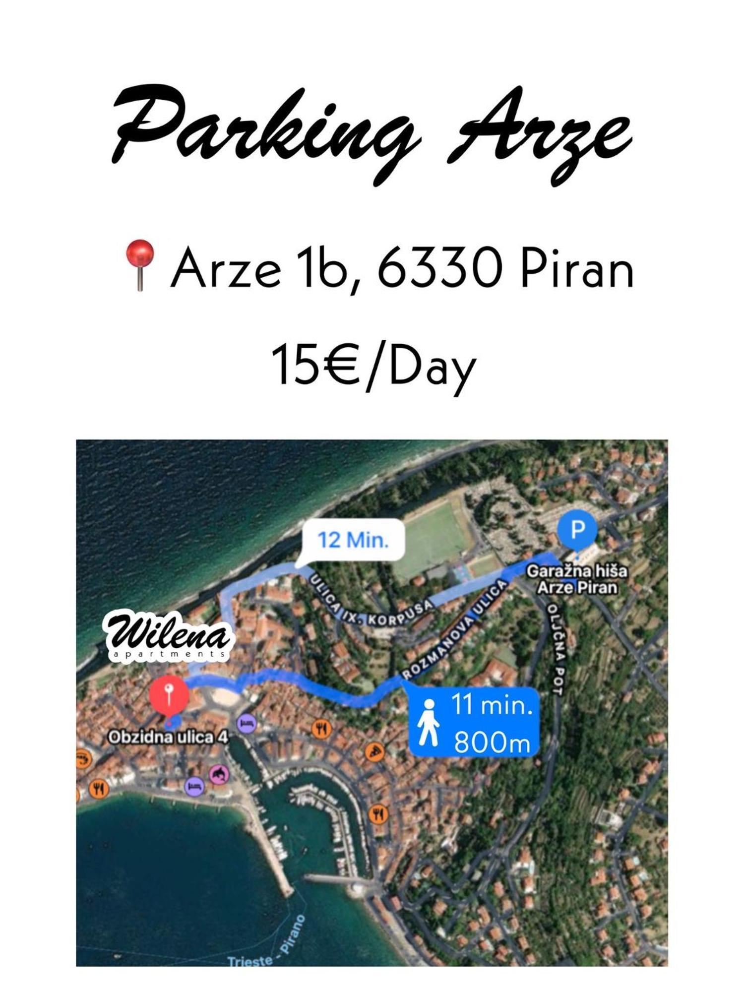 Wilena Apartments Piran Luaran gambar